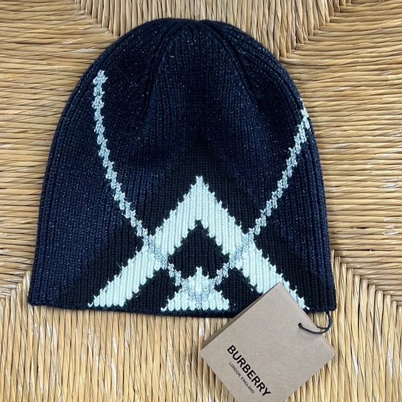 Burberry | Accessories | Nwt Burberry Chevron Dark Charcoal 